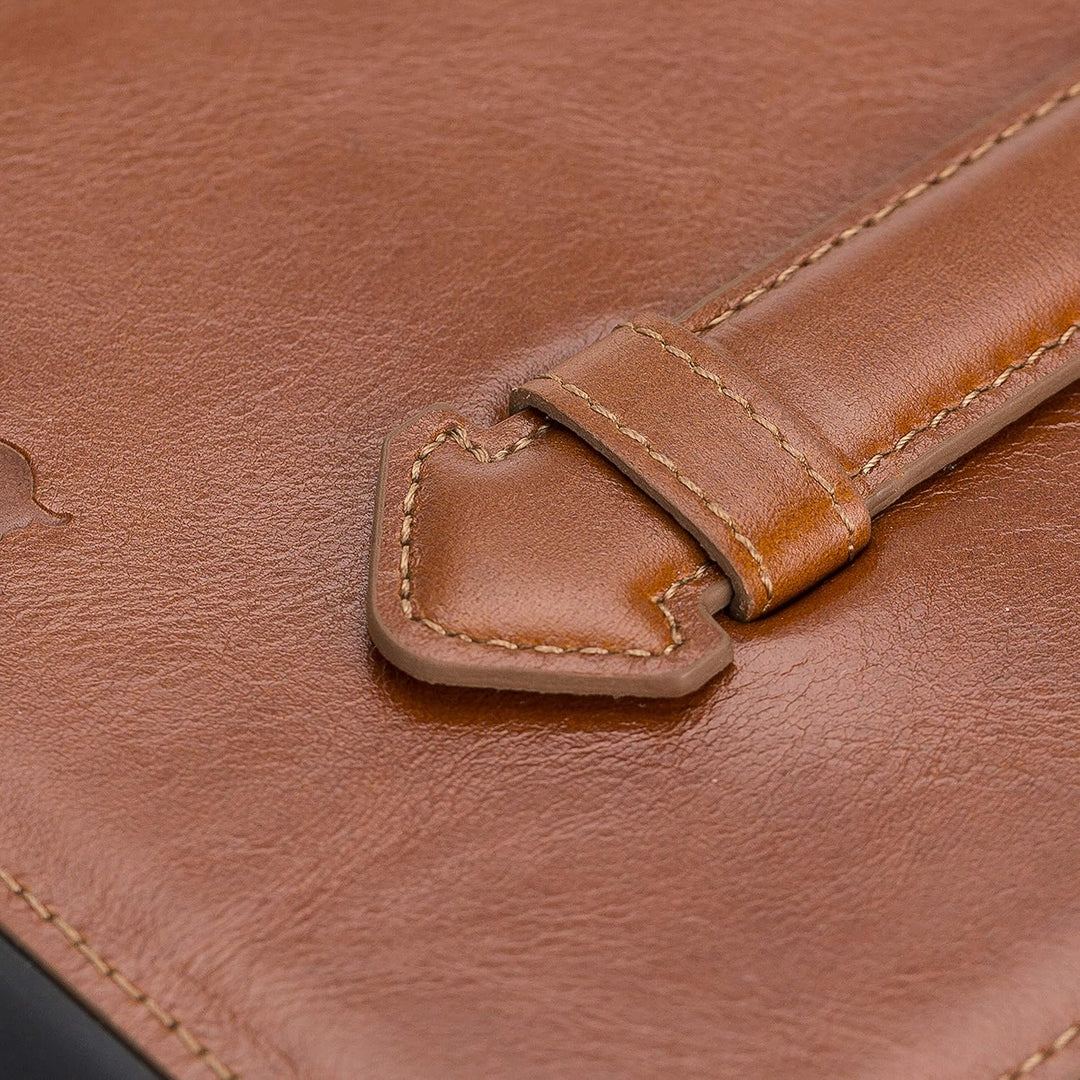 Solo Pelle Hülle geeignet für Apple iPad 10.2 (7 + 8 Generation) Echtleder Case aus echtem Leder. Un