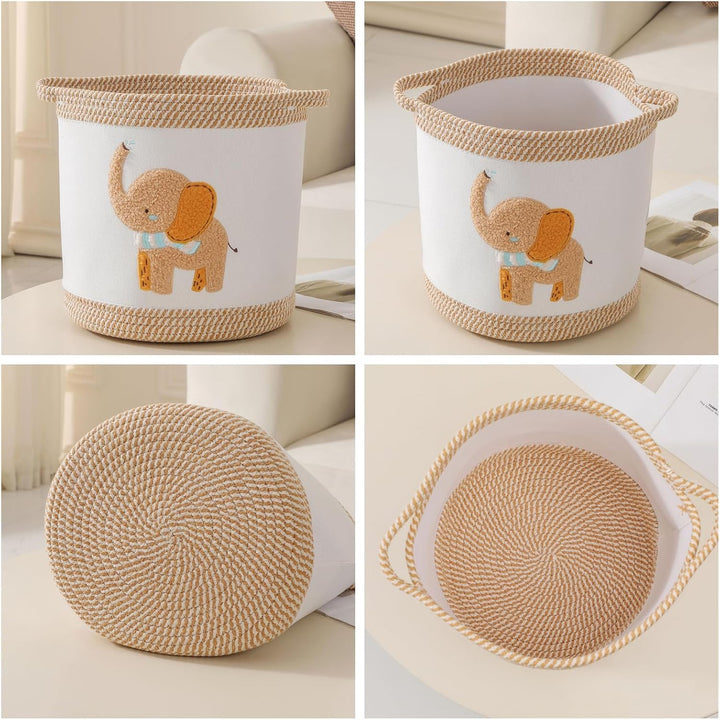 Baby Spielzeugkorb Decke Körbe Wäschekorb Niedliche Kinderzimmer Organisation Behälter mit Griff, ge