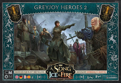 CMON | A Song of Ice & Fire – Helden von Haus Graufreud II | Erweiterung | Tabletop | 2 Spieler | Ab