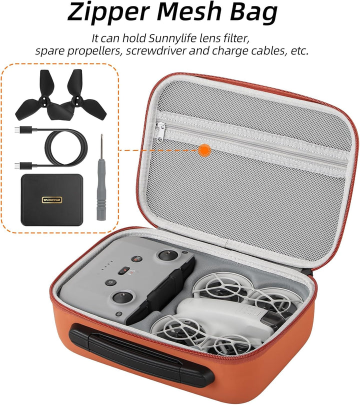 Tasche für DJI Neo Fly More Combo, kompakte Reisetasche Tragetasche für DJI Neo Drone Zubehör und RC