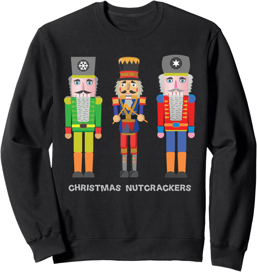 Nussknacker Weihnachten Soldaten Charaktere Kostüm Lustig Sweatshirt