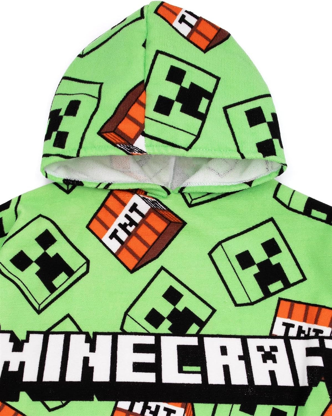 Minecraft Handtuch Poncho Kinder Teens | Mädchen Jungen Spiel Charaktere Creeper TNT Explosive Kinde