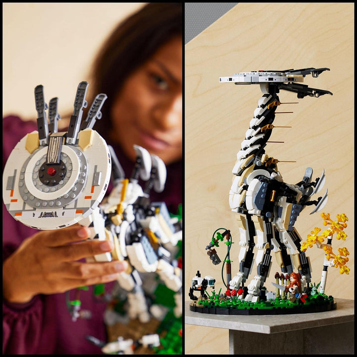 LEGO 76989 Horizon Forbidden West: Langhals Modellbausatz, Set für Erwachsene mit Aloy-Minifigur und