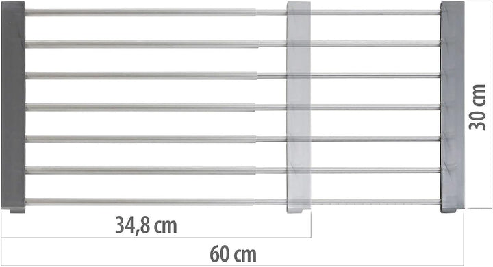 Rosenstein & Söhne Kühlschrank-Gitterböden: 4er-Set Univ.-Einlegeboden,f. Kühlschrank/Regale,auszieh