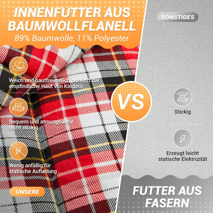 KingCamp Kinderschlafsack Schlafsack Winter Warmer Deckenschlafsack 3-4 Jahreszeiten für Kinder beim