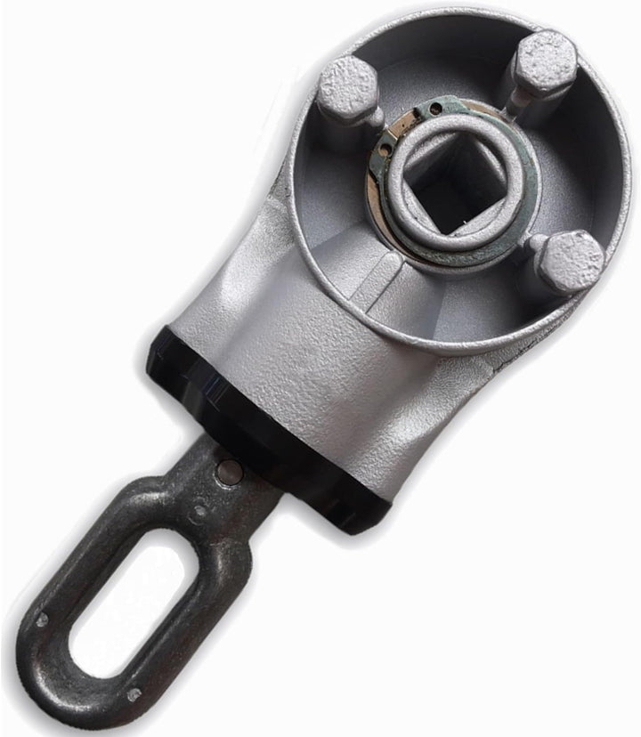 Schneckengetriebe runde für Markisen (Silber), Silber