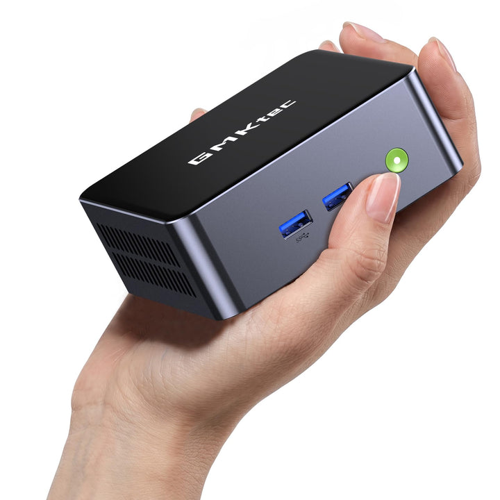 GMKtec Intel Mini PC i7-12700H(14C/20T, Turbo 4.7GHz) 16GB DDR4 512GB M.2 NVMe SSD(Support SATA) min