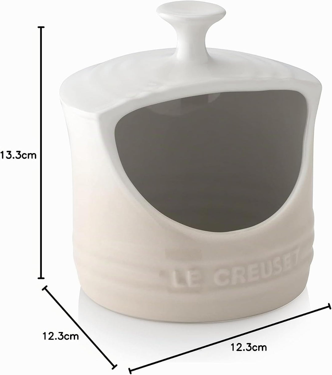 Le Creuset Steinzeug Salzgefäss, Steinzeug, Meringue, Meringue