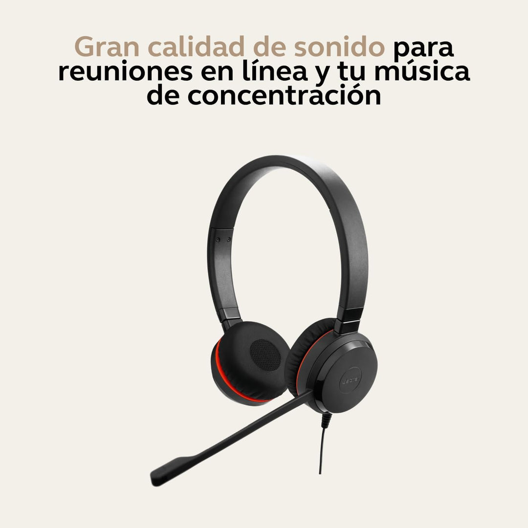 Jabra Evolve 30 II UC Stereo AURICULAR EN OREJA CABLEADO USB, CONECTOR DE 3,5 MM Klassisch, Klassisc