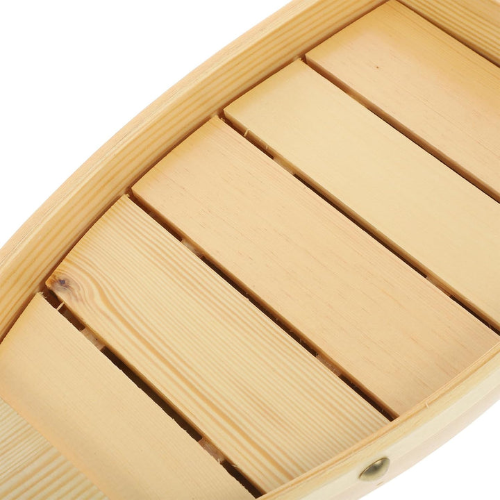 Toyvian Holz Sushi Servierplatte Boot form Grosses Japanisches Snacktablett Sashimi Platte Für Resta