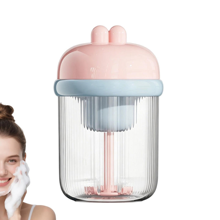 Foaming Soap Machines, Portable Shampoo Pumps, 3,23 Inches Instant Leather with Rechargeable System,