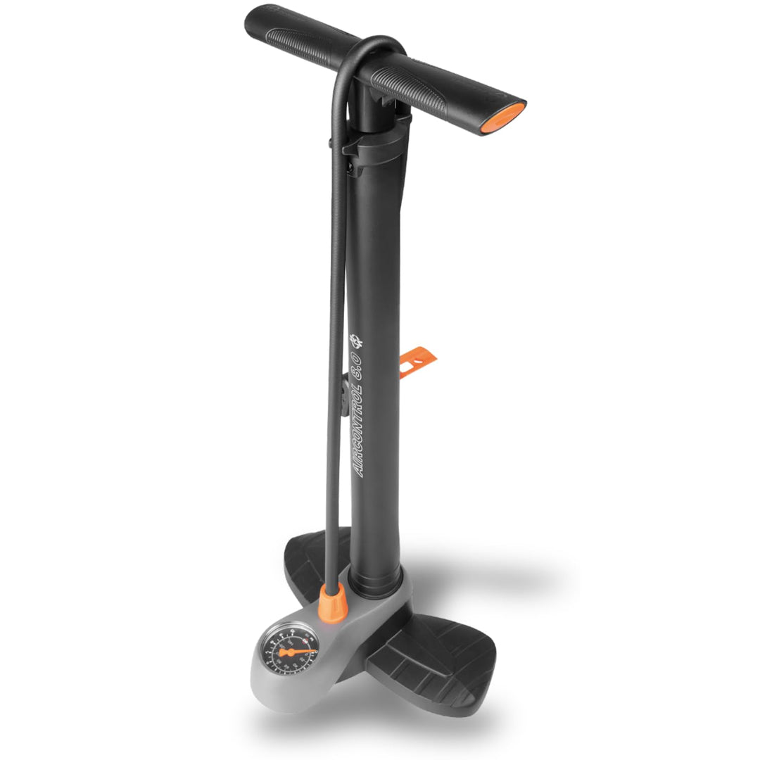 SKS GERMANY AIRCONTROL 8.0 Standpumpe (Luftpumpe für alle Ventilarten, verlängerter Schlauch, Präzis