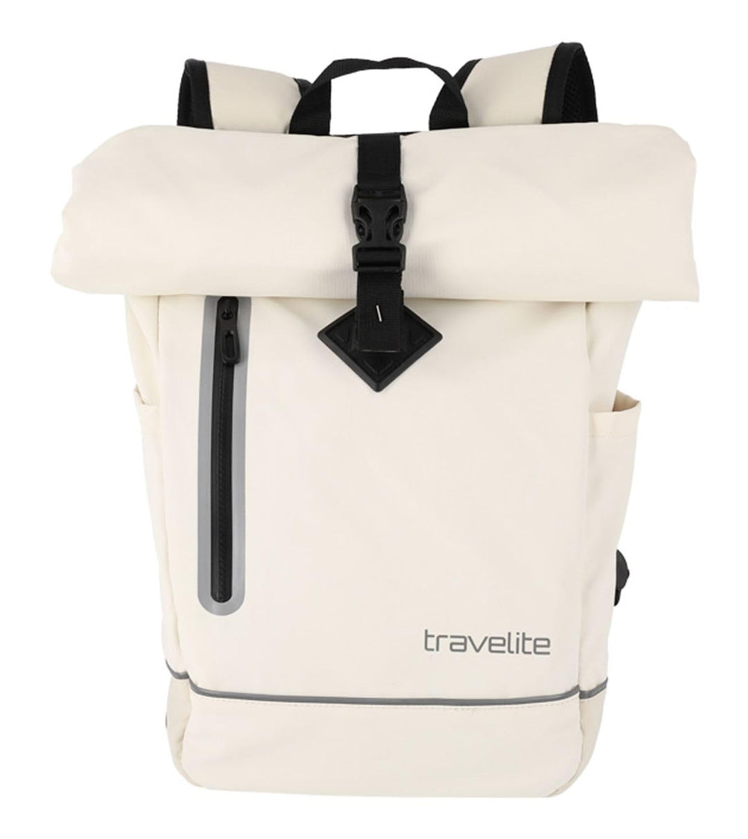 Travelite Unisex Basics Roll-up Rucksack Casual (1er Pack), Beige