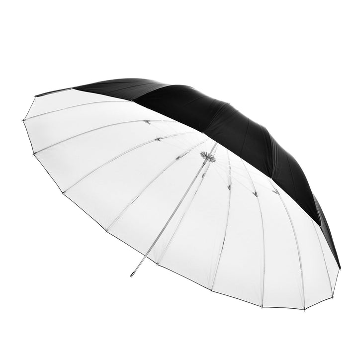 Walimex Pro Reflexschirm Schwarz/Weiss 180cm für Produktfotografie - Weiche, neutrale Lichtführung,