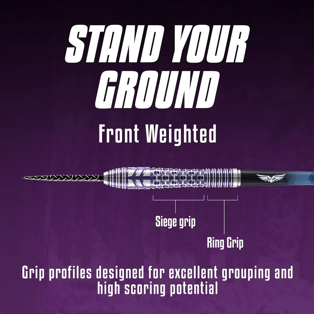Shot Steel Dart Viking Shield Maiden 90% Tungsten Steeltip Darts Steeldart (27 Gramm)