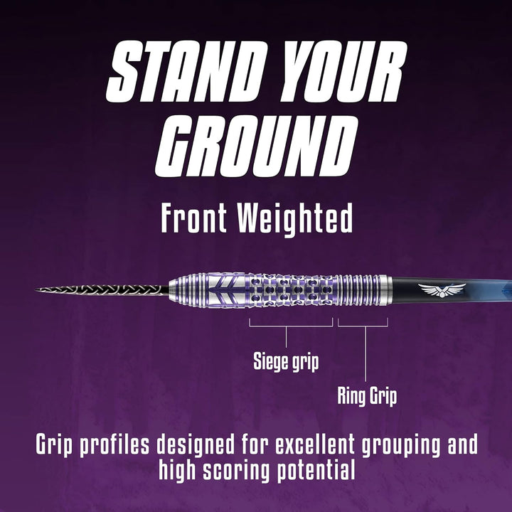 Shot Steel Dart Viking Shield Maiden 90% Tungsten Steeltip Darts Steeldart (27 Gramm)