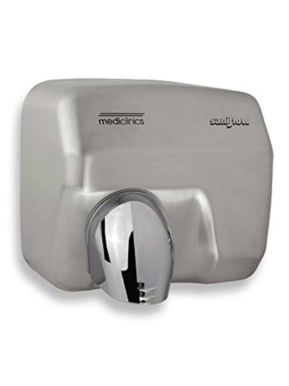 All Care 12290 Mediclinics SANIFLOW Automatischer Händetrockner fo Heavy Traffic Badezimmer, Silber