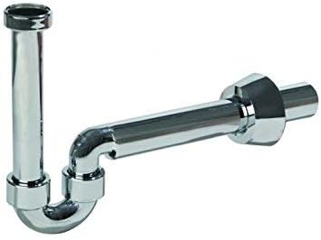 Geberit 151.108.21.1 – Siphon ausziehbar, Ausgang D40 mm gebogen, Chrom glänzend