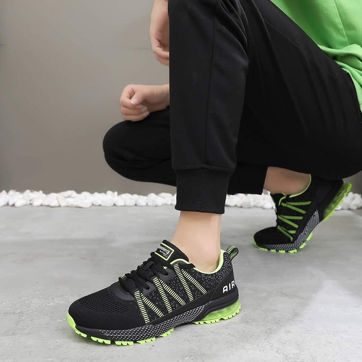 frysen Laufschuhe Herren Damen Atmungsaktiv Leichtgewicht Luftpolster Sportschuhe Turnschuhe Strasse