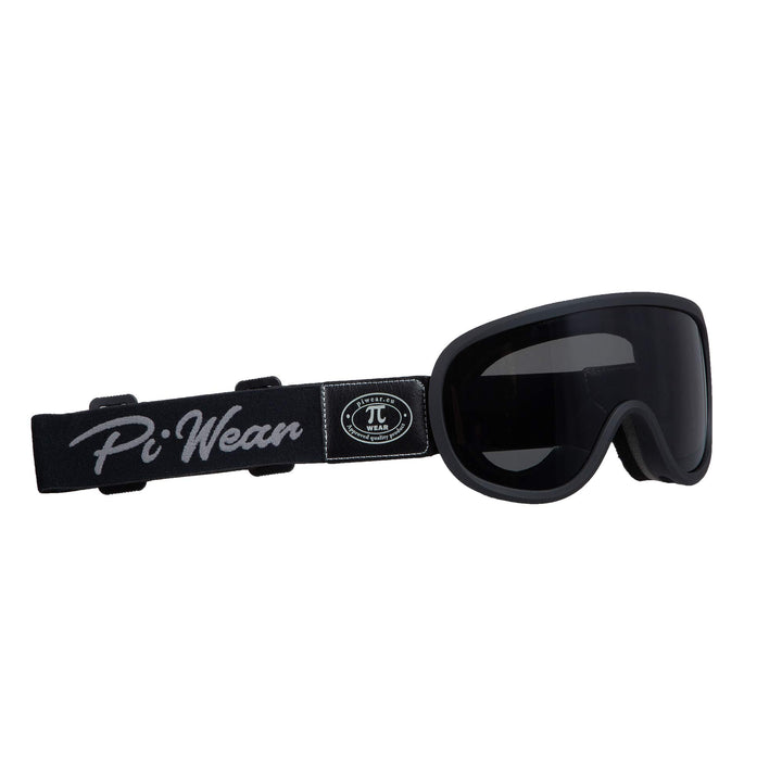 PiWear Arizona Motorradbrille Überbrille für Brillenträger Retro gepolstert beschlagfrei Rahmen und