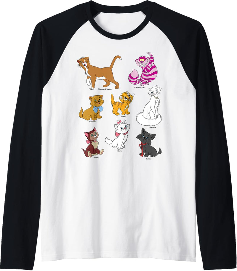 Disney Cats Group Shot Raglan