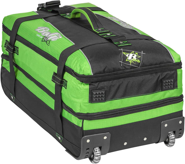 BoGi Bag Reisetrolley Koffer Schwarz Grün L, Schwarz Grün L