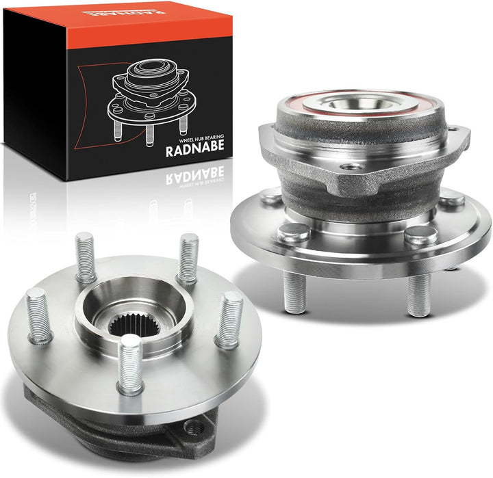 Frankberg 2x Radnabe Radlagersatz Vorderachse für Cherokee XJ Grand Cherokee I ZJ,ZG Wrangler I YJ,S