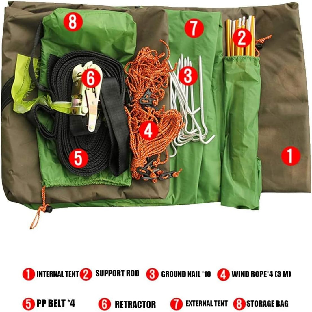 Sanbore Baumzelt Tree Tent Antennen Hängematte Zelt für 2-3 Personen, Familien Outdoor Campingzelt X