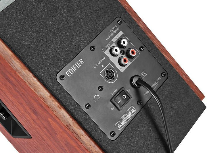 Edifier R1700BT Lautsprecher-Set 2 Regallautsprecher analoge + digitale Anschlüsse Bluetooth Echthol