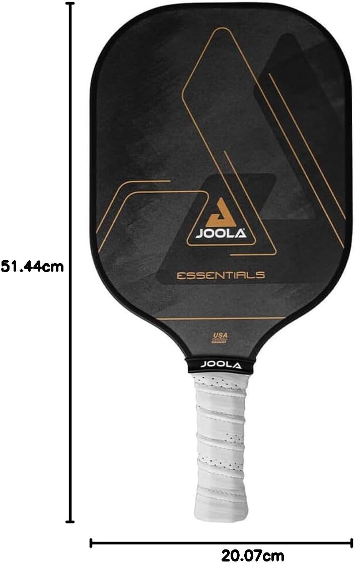 JOOLA Pickleball Essentials Paddle Schläger mit Fiberglas-Oberfläche, Polymer-Kern und USAPA-Zertifi