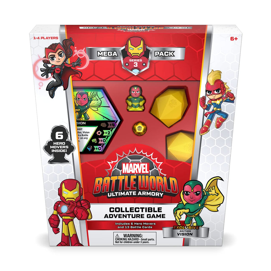 Funko Marvel Battleworld - S3 Mega Pack - Vision (Classic), Einheitsgrösse (60503)