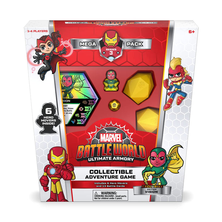 Funko Marvel Battleworld - S3 Mega Pack - Vision (Classic), Einheitsgrösse (60503)