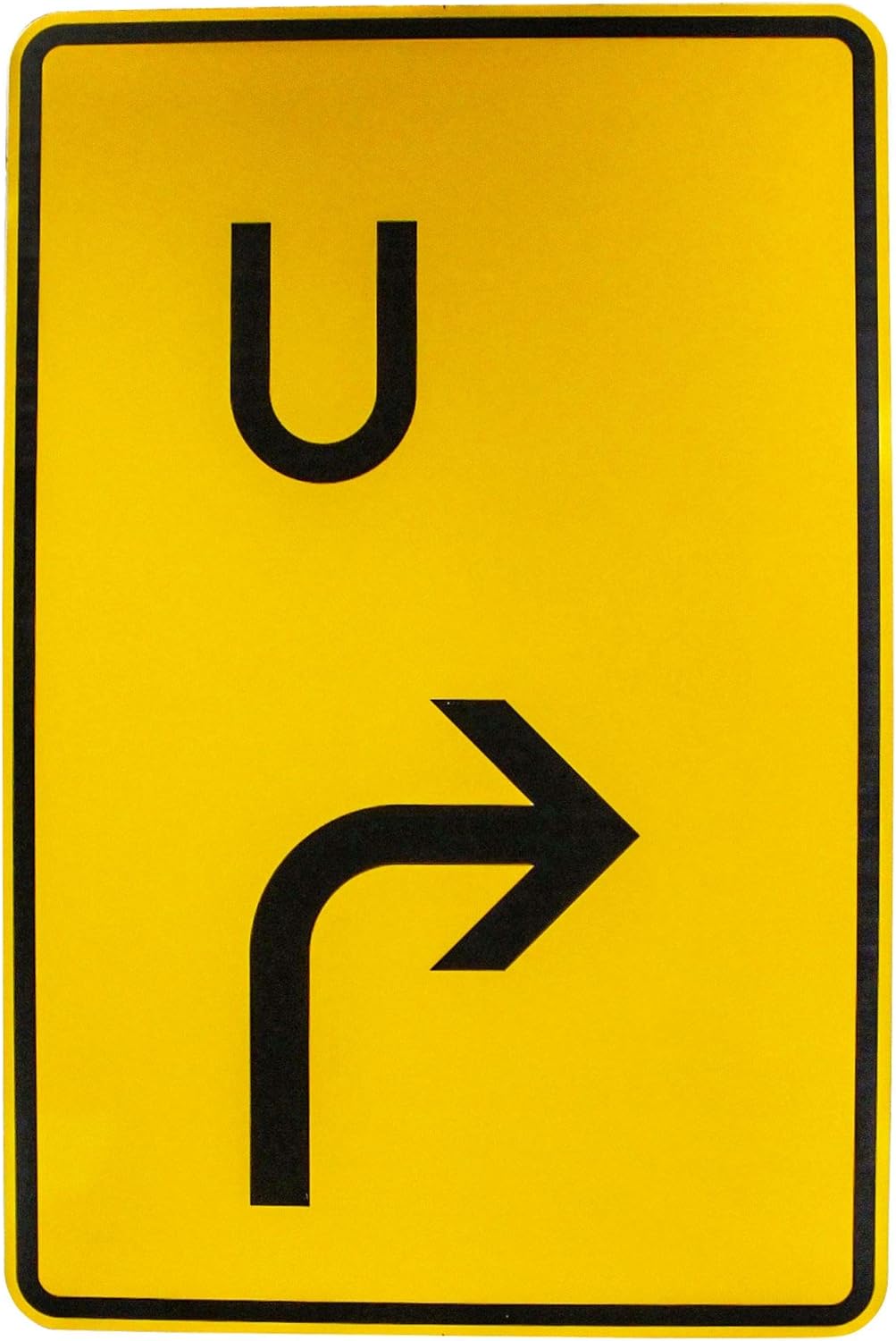 ORIGINAL Verkehrsschild 455.1-20 Ankündigung Fortsetzung Umleitung Vorankündigung rechts Verkehrssch