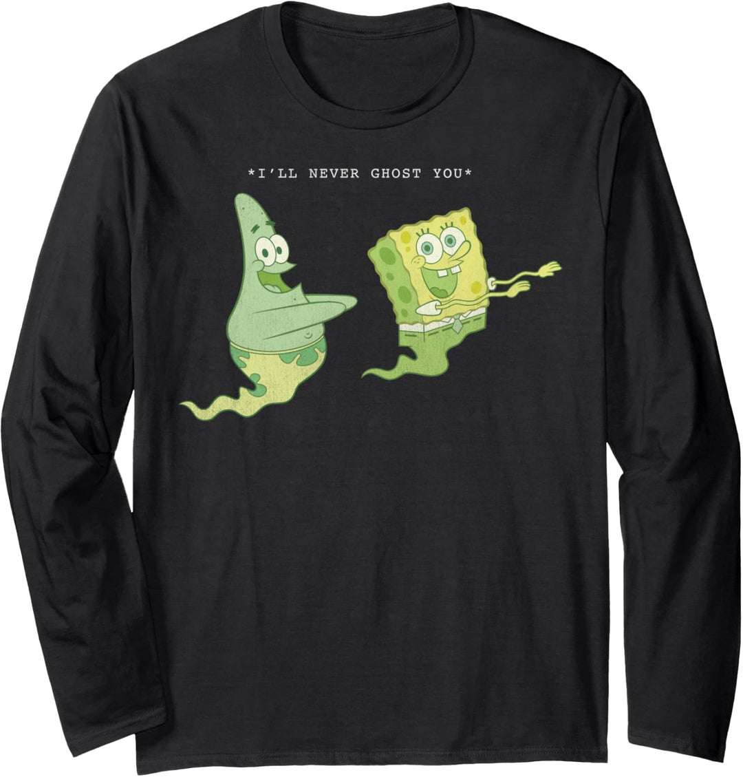 SpongeBob SquarePants Patrick Star I'll Never Ghost You Langarmshirt