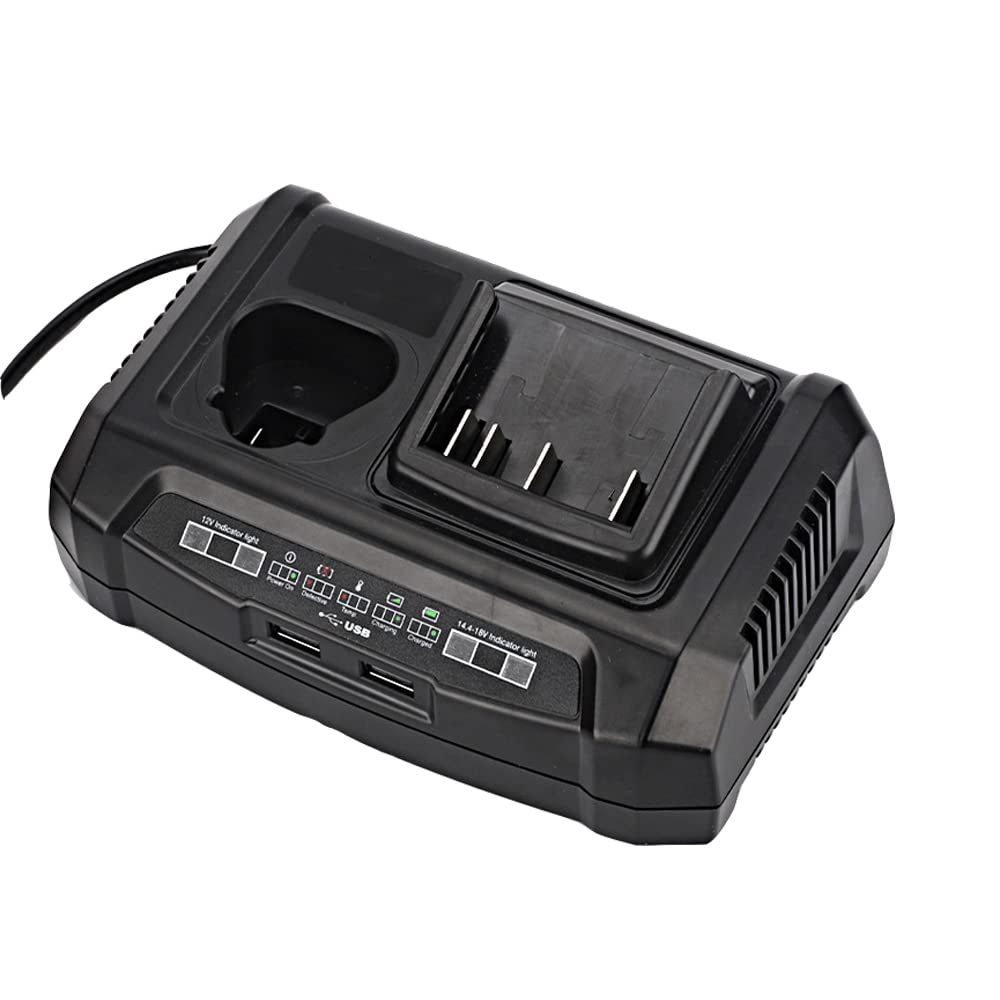 Dual Port Ladegerät für Bosch 10.8-18V Lithiumbatterien BAT411 BAT411A BAT412A BAT610G 2607336013 16