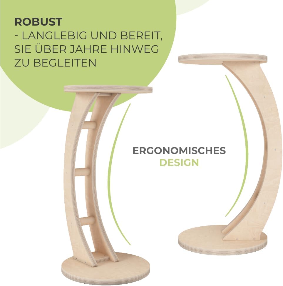 OHANA Couchtisch | Beistelltisch | Stehtisch | Kleiner Tisch | Beistelltisch Holz | Tisch Wohnzimmer