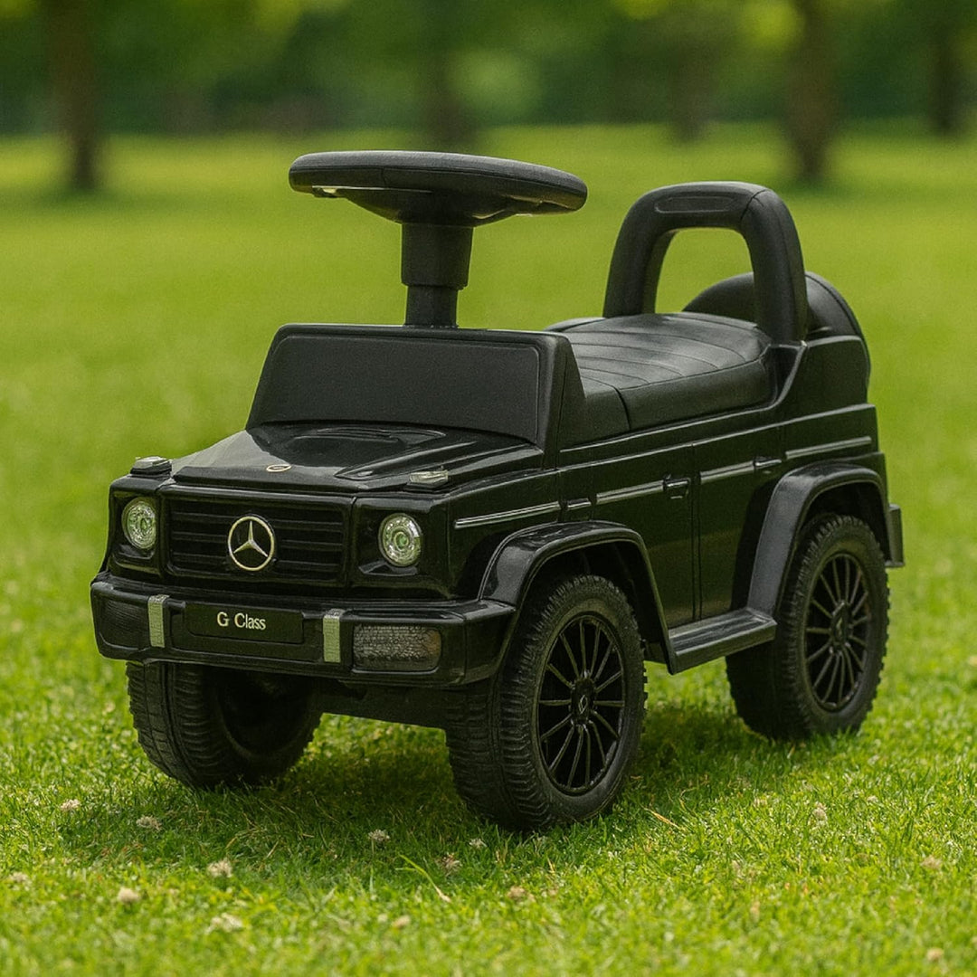 Baroni Toys SUV Mercedes Ride-On Schiebeauto für Kinder von 1-4 Jahren, realistische Geräusche, ruts
