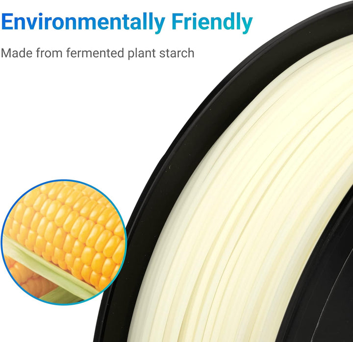 Snapmaker 3D filament, Glow-in-the-dark Green PLA Filament (1kg),1.75mm, kompatibel mit Snapmaker Ar