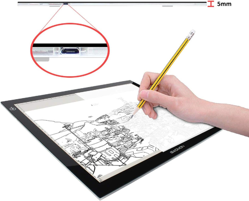 GAOMON GB4 Leuchttisch für Zeichnen und Skkizieren