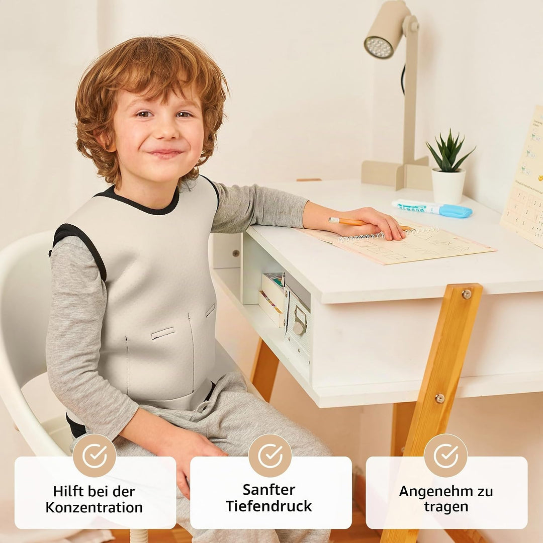 Gewichtsweste Kinder | Weighted Vest als ADHS Hilfsmittel und Autismus Hilfsmittel | Autismus-Sensor