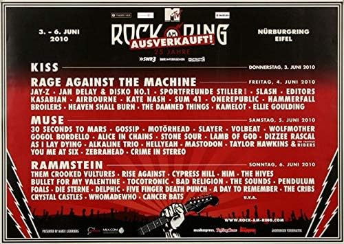 Rock AM Ring & Park - Rock am Ring, Rock am Ring 2010 » Konzertplakat/Premium Poster | Live Konzert