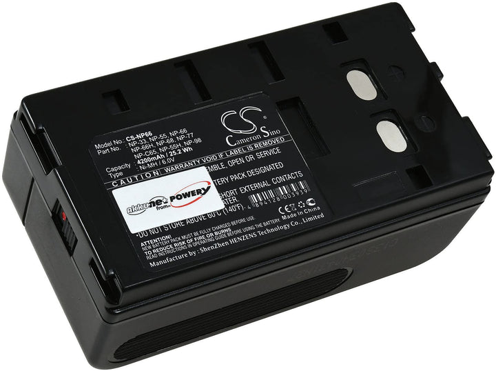 Akku für Sony Videokamera CCD-F390E 4200mAh, 6V, NiMH