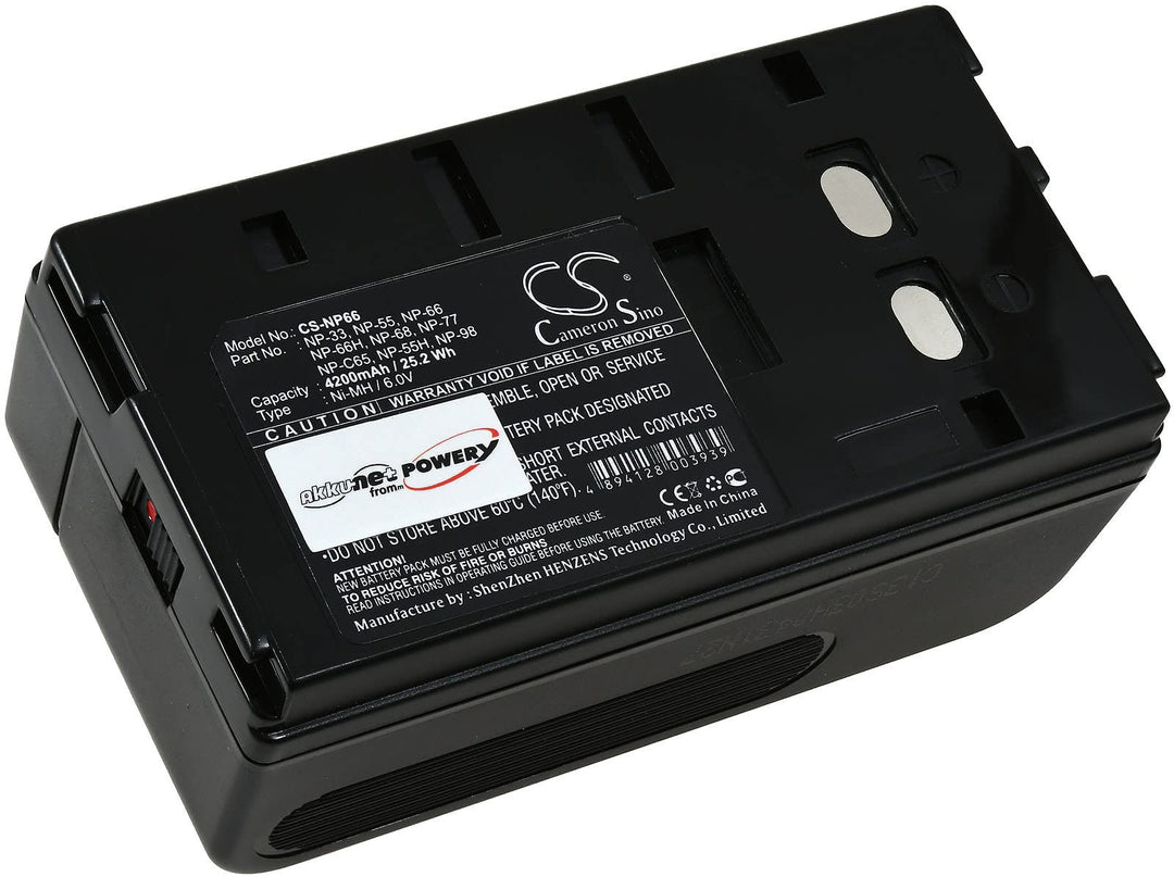 Akku für Sony Videokamera CCD-F475 4200mAh, 6V, NiMH