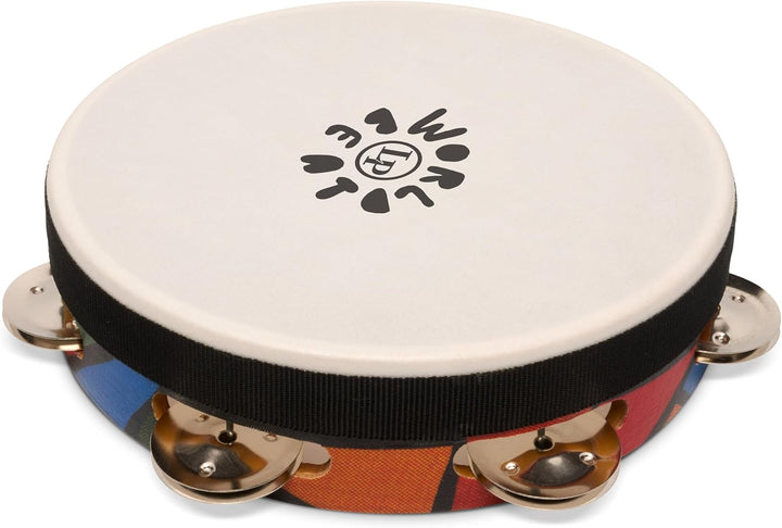 LP WORLD BEAT 8" TAMBOURINE (SINGLE ROW WITH HEAD) LP7022, 8"