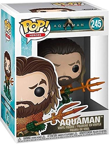 POP Heroes: Aquaman - Arthur Curry in Hero Suit Funko Vinyl Figure (Bundled with Compatible Box Prot