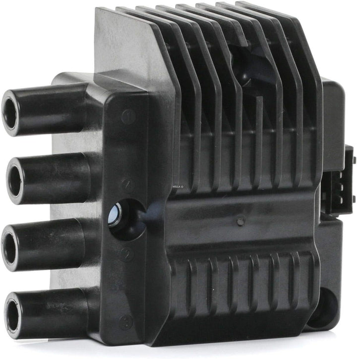 HELLA 5DA 193 175-651 Zündspule - 12V - 4-polig - Blockzündspule - geschraubt