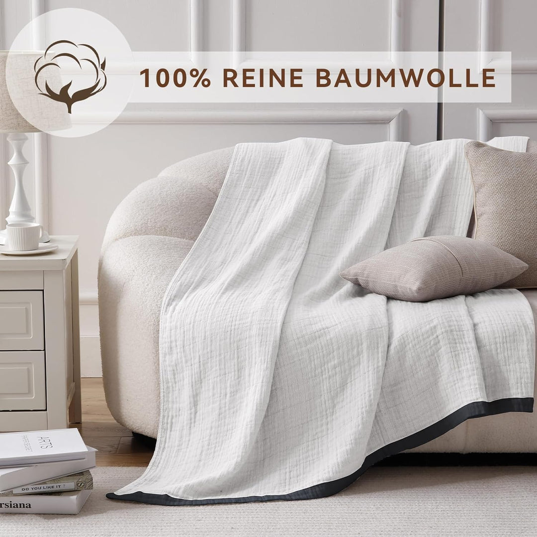 SE SOFTEXLY Tagesdecke Wohndecke 230x260 cm Wohndecke Sofa,Bettüberwurf Wohndecke Wendedecke Kuschel