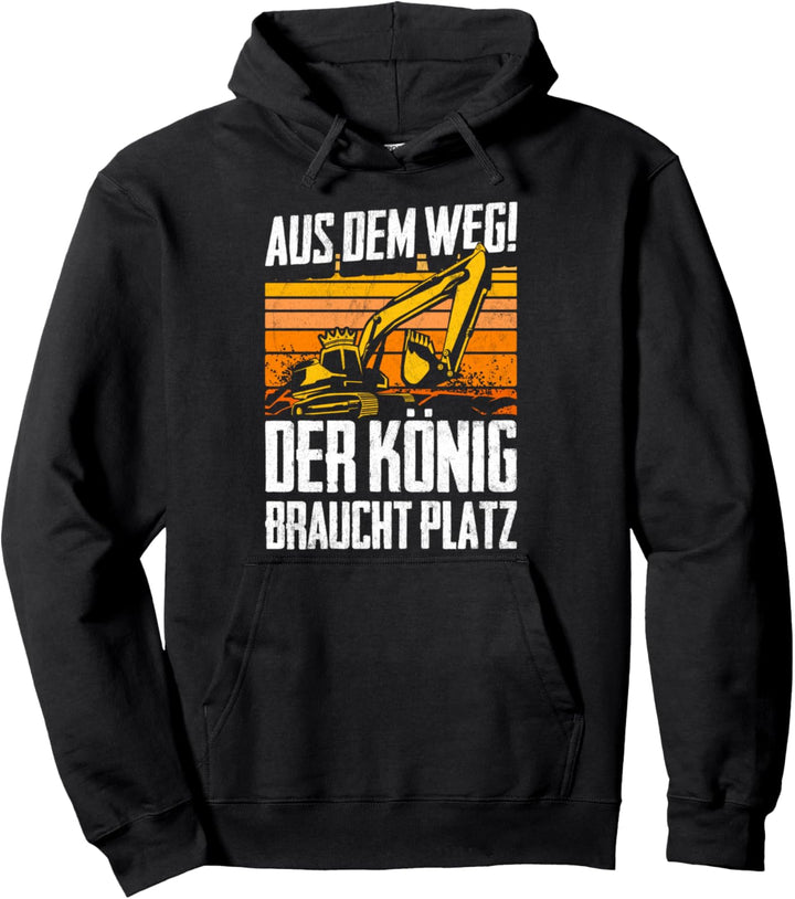 Bagger Baggerfahrer Geschenk Baggerführer Bauarbeiter Beruf Pullover Hoodie