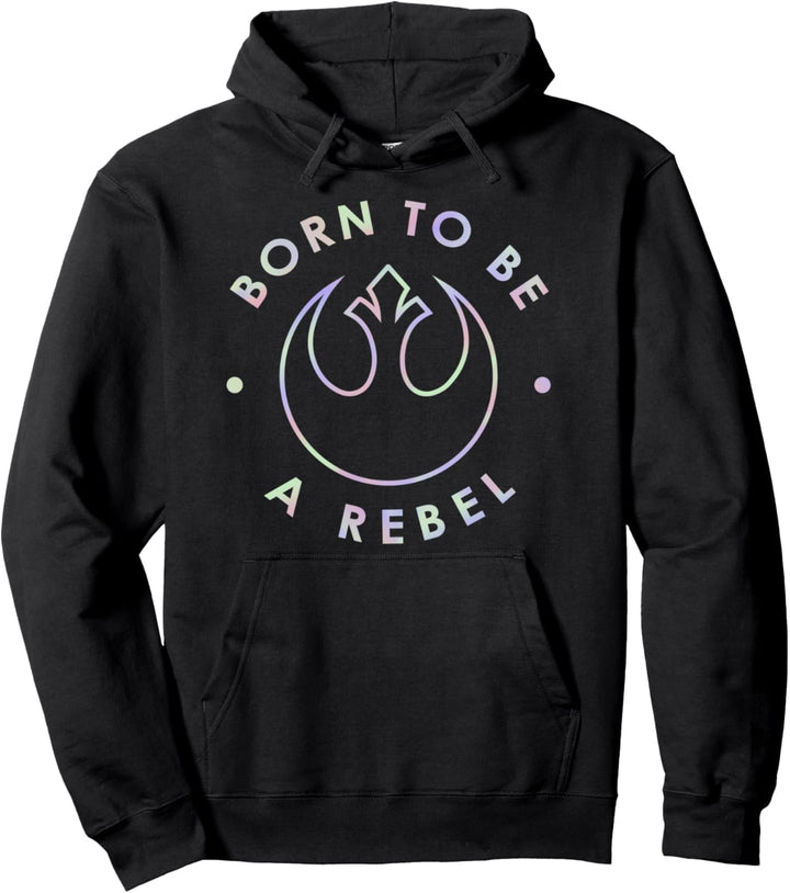 Star Wars Born To Be A Rebel Pastel Logo Pullover Hoodie