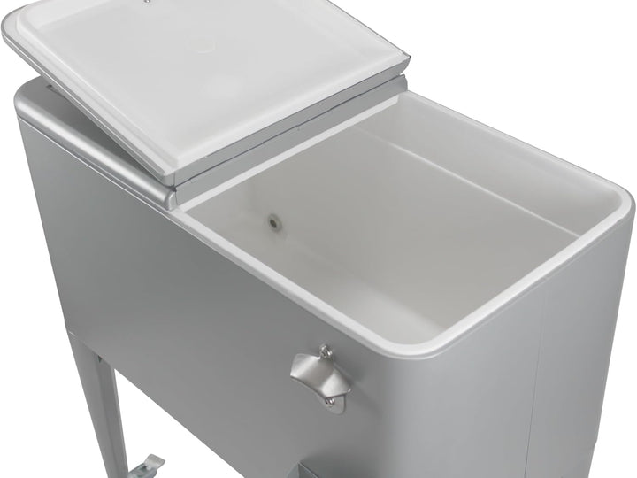 Kailua Cooler - Kühlbox, Kühlwagen, Getränkekühler Grau, Grau